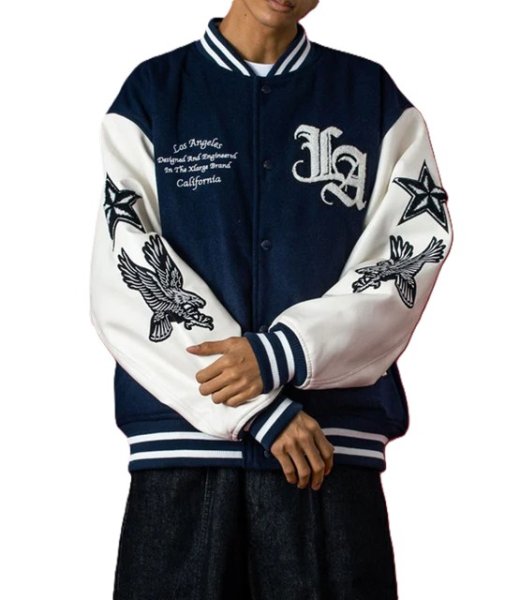 画像14: XLARGE ( エクストララージ ) - VARSITY JACKET (14)