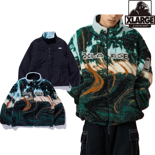 画像1: XLARGE ( エクストララージ ) - REVERSIBLE NYLON JACKET (1)