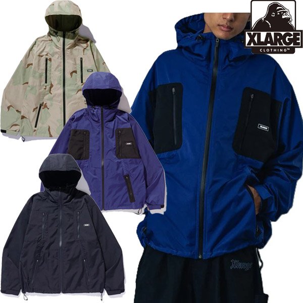 画像1: ☆予約☆ XLARGE ( エクストララージ ) - TECH HOODED JACKET (1)