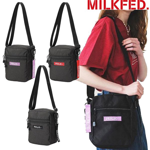 画像1: MILKFED ( ミルクフェド ) - RECTANGLE SHOULDER BAG (1)