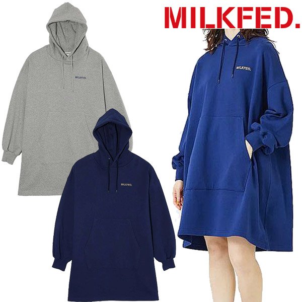 画像1: MILKFED ( ミルクフェド ) - SWEAT HOODED DRESS (1)