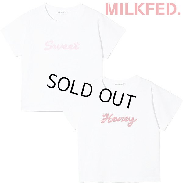 画像1: MILKFED ( ミルクフェド ) - ICING SCRIPT COMPACT S/S TEE (1)