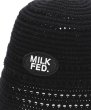 画像5: MILKFED ( ミルクフェド ) - LOGO PATCH KNIT HAT (5)