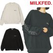 画像1: MILKFED ( ミルクフェド ) - STENCIL LOGO BASIC SWEAT TOP (1)