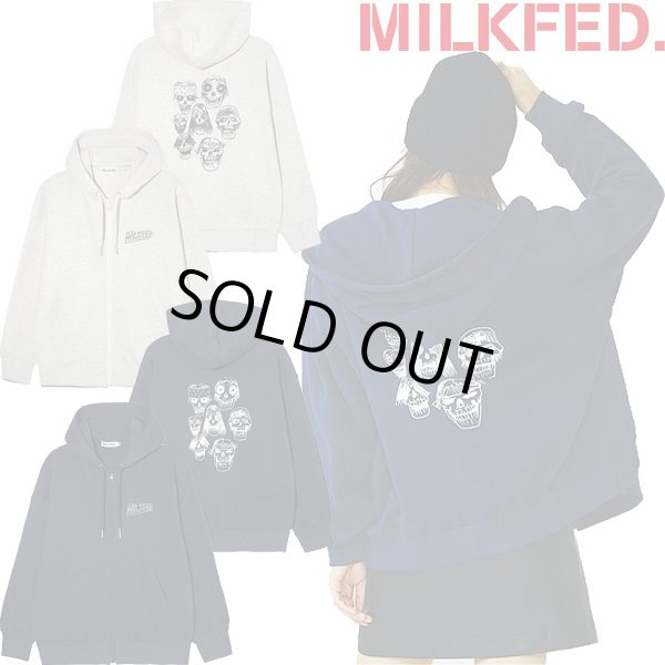 画像1: MILKFED ( ミルクフェド ) - HEAVY METAL ZIP UP HOODIE (1)