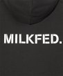 画像12: MILKFED ( ミルクフェド ) - BAR LOGO ZIP UP HOODIE (12)