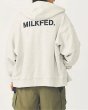 画像14: MILKFED ( ミルクフェド ) - BAR LOGO ZIP UP HOODIE (14)