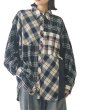 画像11: MILKFED ( ミルクフェド ) - PLAID PATCHWORK SHIRT (11)