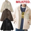 画像1: MILKFED ( ミルクフェド ) - BAR LOGO BOA JACKET (1)