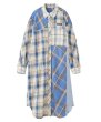 画像2: MILKFED ( ミルクフェド ) - PLAID PATCHWORK SHIRT DRESS (2)