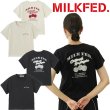 画像1: MILKFED ( ミルクフェド ) - GLITTER CHERRY COMPACT S/S TEE (1)