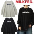 画像1: MILKFED ( ミルクフェド ) - COOPER LOGO SUPER BIG L/S TOP (1)