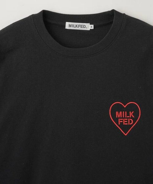 画像5: MILKFED ( ミルクフェド ) - MILKFED. PLAID LOGO L/S TEE (5)