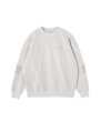 画像5: MILKFED ( ミルクフェド ) - FLOWER ELBOW PATCH SWEAT TOP (5)