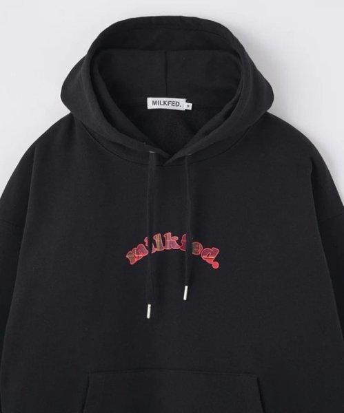 画像6: MILKFED ( ミルクフェド ) - PLAID HEART SWEAT HOODIE (6)