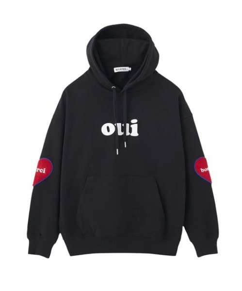 画像3: MILKFED ( ミルクフェド ) - HEART ELBOW PATCH SWEAT HOODIE (3)