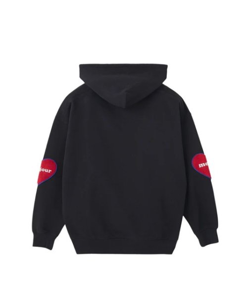 画像4: MILKFED ( ミルクフェド ) - HEART ELBOW PATCH SWEAT HOODIE (4)