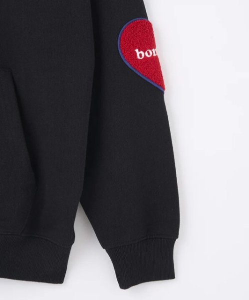 画像8: MILKFED ( ミルクフェド ) - HEART ELBOW PATCH SWEAT HOODIE (8)