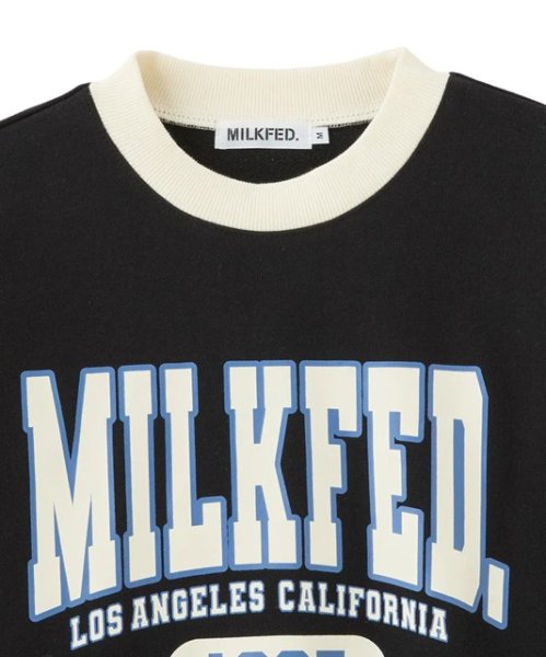 画像6: MILKFED ( ミルクフェド ) - COLOR BLOCK SWEAT TOP (6)