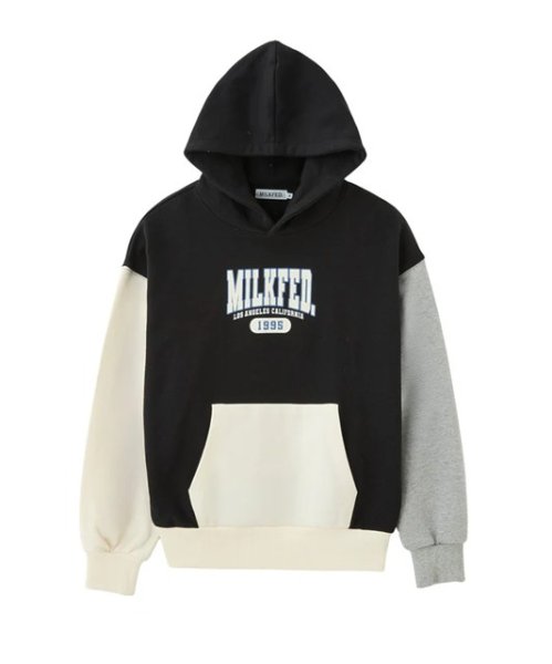 画像3: MILKFED ( ミルクフェド ) - COLOR BLOCK SWEAT HOODIE (3)
