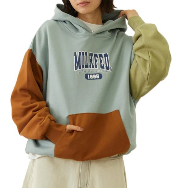 画像9: MILKFED ( ミルクフェド ) - COLOR BLOCK SWEAT HOODIE (9)