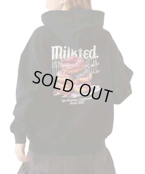 画像13: MILKFED ( ミルクフェド ) - DONUTS LOGO SWEAT HOODIE (13)