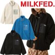 画像1: MILKFED ( ミルクフェド ) - LOGO BOA JACKET (1)