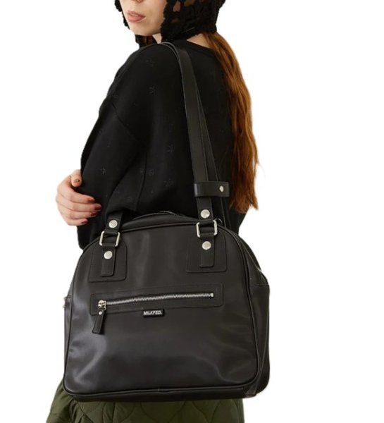 画像15: MILKFED ( ミルクフェド ) - HEART CHARM BOSTON BAG (15)