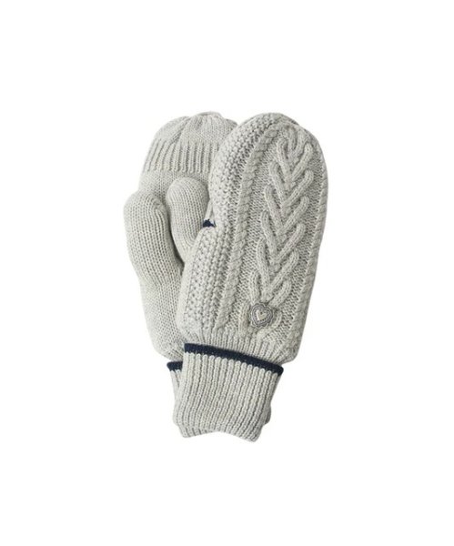 画像4: MILKFED ( ミルクフェド ) - HEART CABLE MITTENS (4)