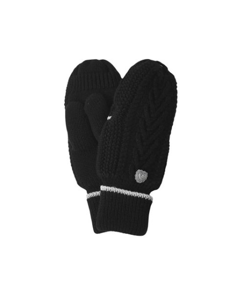 画像2: MILKFED ( ミルクフェド ) - HEART CABLE MITTENS (2)