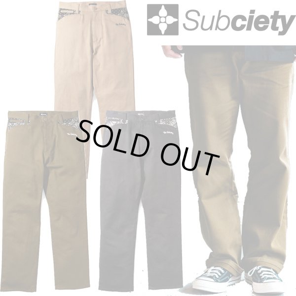画像1: SUBCIETY ( サブサエティ- ) - WORK PANTS -PAISLEY- (1)