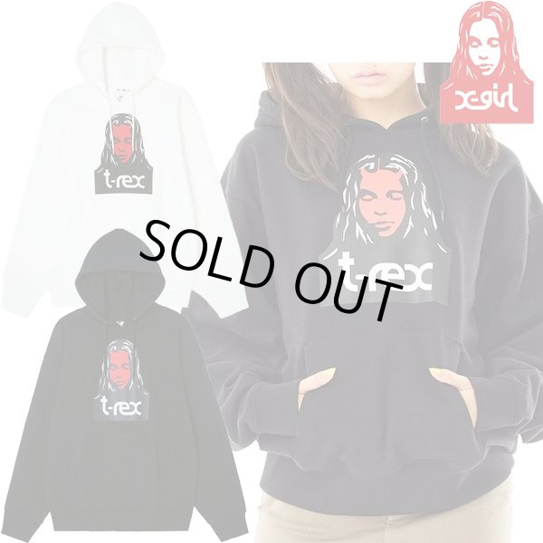 画像1: X-girl ( エックスガール ) - X-girl × T-REX SWEAT HOODIE (1)