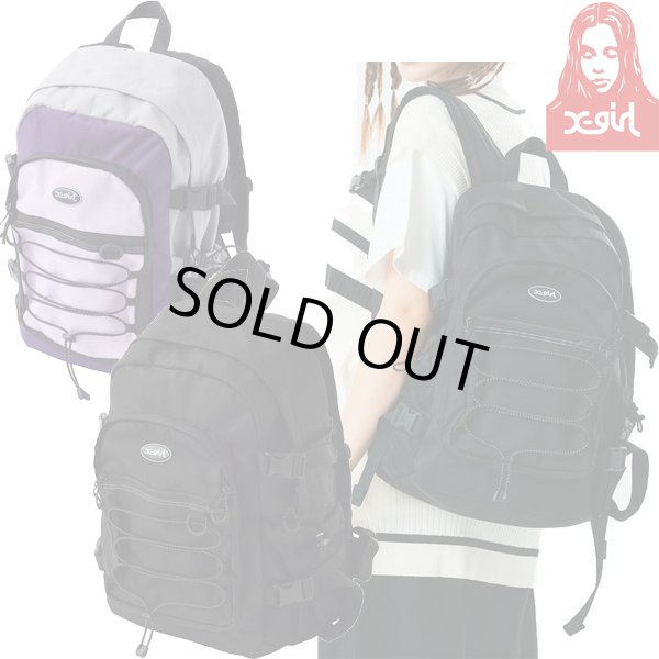 X-girl ( エックスガール ) - BUNGEE CORD BACKPACK - FAITHWEB