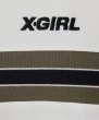 画像7: X-girl ( エックスガール ) - STRIPED S/S BIG TEE DRESS (7)