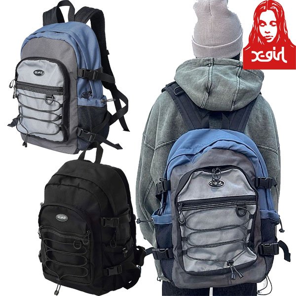 画像1: X-girl ( エックスガール ) - BUNGEE CORD BACKPACK (1)