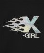 画像5: X-girl ( エックスガール ) - BURNING X LOGO S/S RINGER BABY TEE (5)