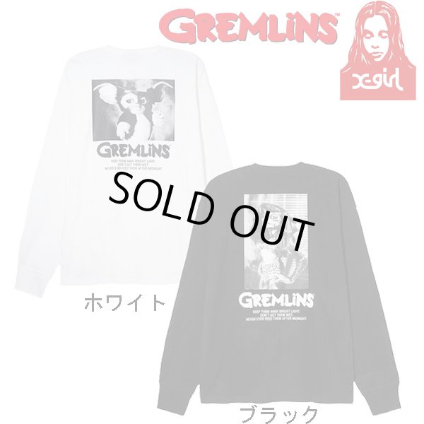 画像1: X-girl ( エックスガール ) - X-girl × GREMLINS L/S TEE DRESS (1)