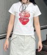 画像7: X-girl ( エックスガール ) - STRAWBERRY S/S BABY TEE (7)