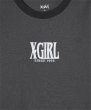 画像8: X-girl ( エックスガール ) - CONTRAST STRIPE S/S BABY TEE (8)