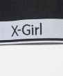 画像10: X-girl ( エックスガール ) - LOGO AND STRIPE S/S ZIP UP HOODIE (10)