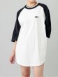 画像9: X-girl ( エックスガール ) - COLLEGE LOGO B/B TEE DRESS (9)