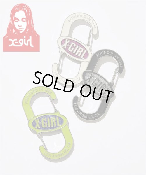 画像1: X-girl ( エックスガール ) - OVAL LOGO CARABINER (1)