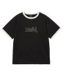 画像4: X-girl ( エックスガール ) - OUTLINE MILLS LOGO S/S RINGER TEE (4)