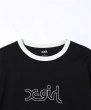 画像6: X-girl ( エックスガール ) - OUTLINE MILLS LOGO S/S RINGER TEE (6)