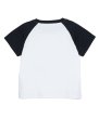 画像4: X-girl ( エックスガール ) - BURNING HEART RAGLAN S/S BABY TEE (4)