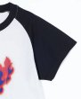 画像6: X-girl ( エックスガール ) - BURNING HEART RAGLAN S/S BABY TEE (6)