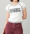 画像9: X-girl ( エックスガール ) - CHROME EFFECT LOGO RAGLAN S/S BABY TEE (9)