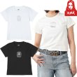 画像1: X-girl ( エックスガール ) - FACE ROUNDED SQUARE S/S BABY TEE (1)