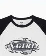 画像5: X-girl ( エックスガール ) - CURVED OVAL LOGO B/B BIG TEE (5)