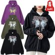 画像1: X-girl ( エックスガール ) - BUTTERFLY ZIP UP HOODIE (1)